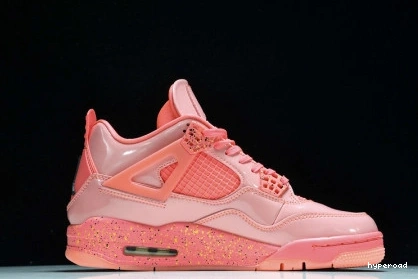 Hyperoad WMNS RETRO 4 'HOT PUNCH AIR JORDAN BLACK-VOLT' NRG 0921